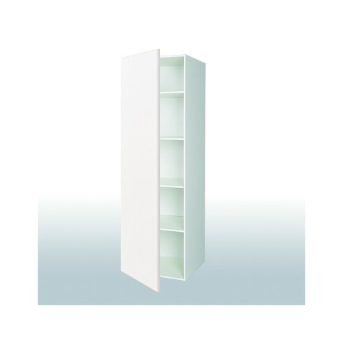 Højskab med hylder b: 60 cm. med 1 lÃ¥ge w h 060 503 21 hvid ... Højskab køkken 60 cm