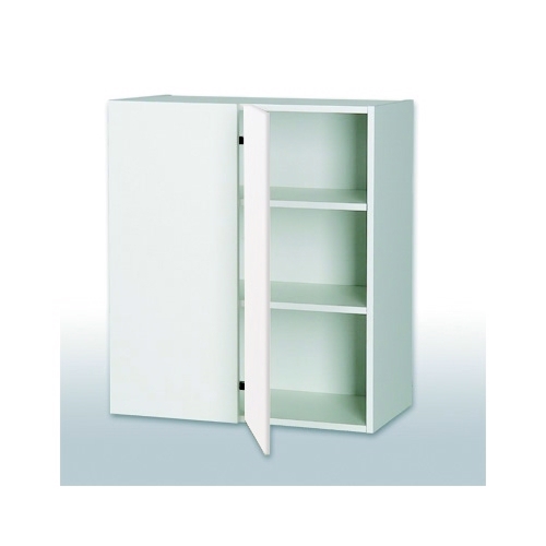 Over-hj�rneskab m/ 2 hylder: med 1 l�ge