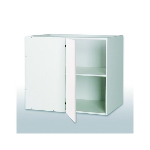 Hj�rneskab med hylde: b: 80 cm. med 1 l�ge