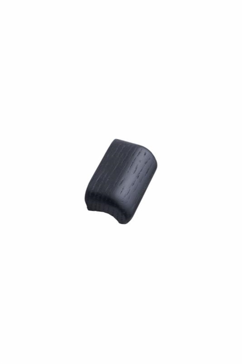 Furnipart- Glove - knop i eg bejdset sort CC32mm L55mm H26,1mm