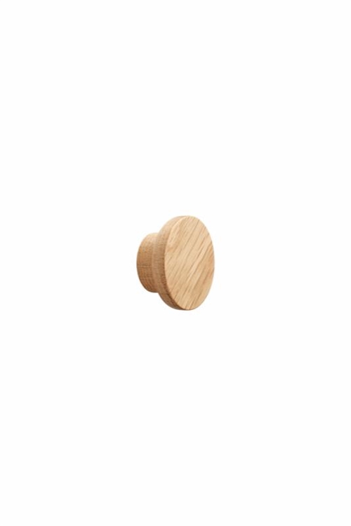 Furnipart - Circle - knop i eg lakeret Ø50mm H24mm