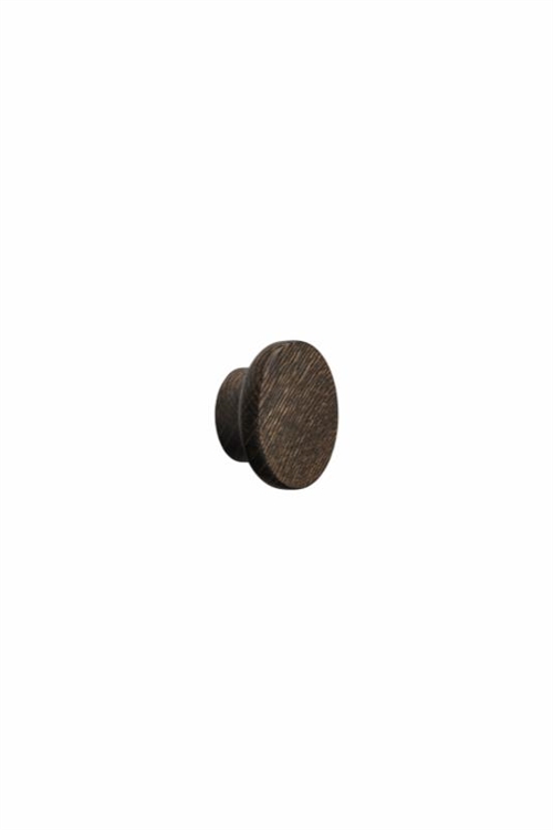 Furnipart - Circle - knop i eg mørkebrun Ø50mm H24mm