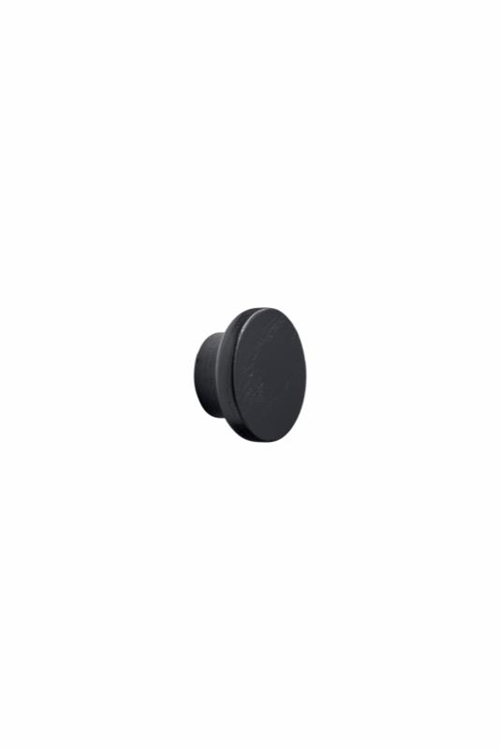 Furnipart - Circle - knop i eg bejdset sort Ø50mm H24mm