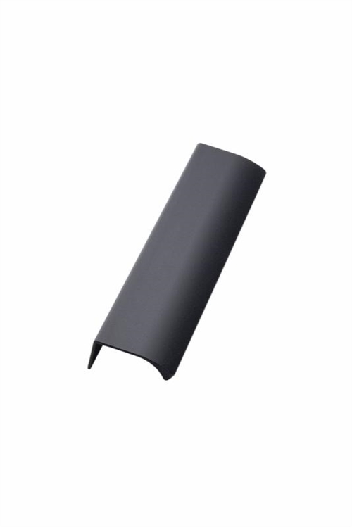 Furnipart - Edge Straight - greb i aluminium sort m/struktur CC20mm L40mm B40,9mm