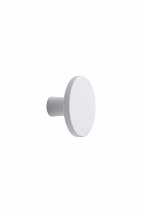 Furnipart - Plato - greb i Aluminium mat hvid NCS 0500 H24,3mm Ø42mm