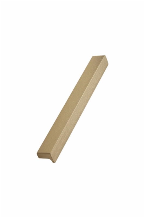 Furnipart - Edge Straight - greb i aluminium børstet messing CC160mm L200mm B20mm