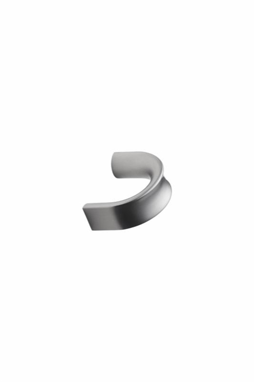 Furnipart - Inside - knop i aluminium Inox look CC32mm L40,5mm H31,7mm