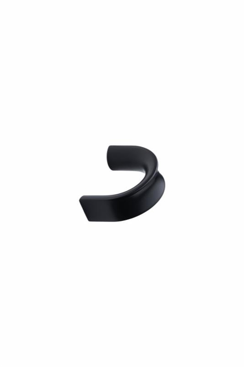 Furnipart - Inside - knop i aluminium Mat sort CC32mm L40,5mm H31,7mm