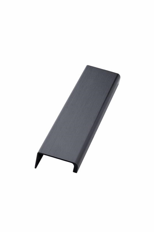 Furnipart - Artisan - greb i aluminimum børstet mat sort CC20mm L40mm H12mm