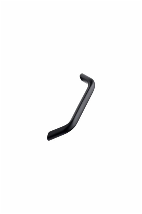 Furnipart - Space - greb i aluminium Mat sort pulverlakeret CC128mm L145mm H33,5mm