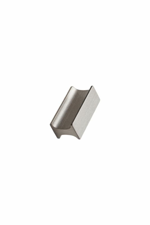 Furnipart- Track - knop i aluminium inox look CC32mm L50mm B19mm
