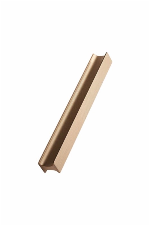 Furnipart - Track - greb i aluminium børstet messing CC160+544+1088mm L1200mm H24mm