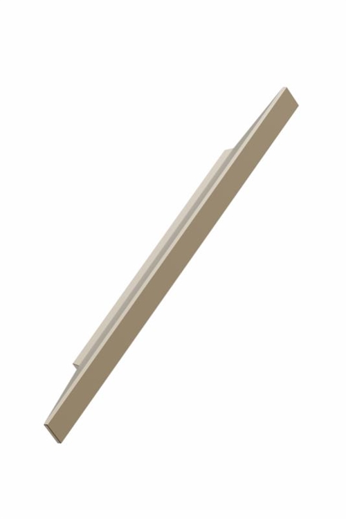 Furnipart - Facet - greb i aluminium mat messing CC160mm L284mm H20mm