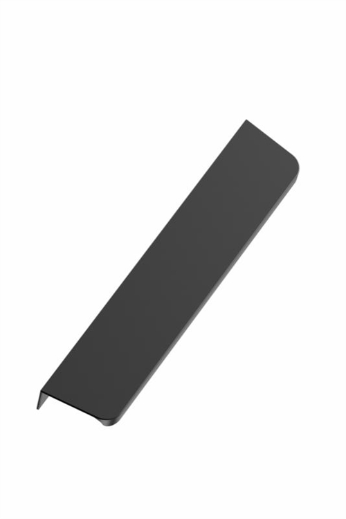 Furnipart - Comet - Profil bagmonteret i aluminium mat sort look CC160mm L200mm H20mm