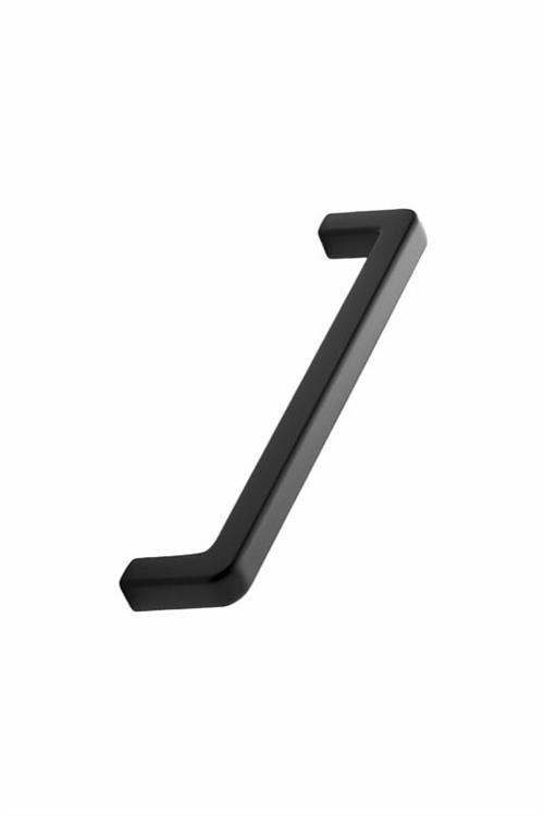 Furnipart - Mango - greb i zink Mat sort CC160mm L172mm B12mm H35mm