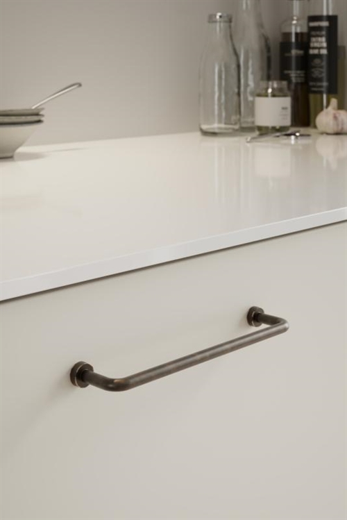 Furnipart - Lounge - greb i zink antik brun CC128mm L142mm H35mm B14mm