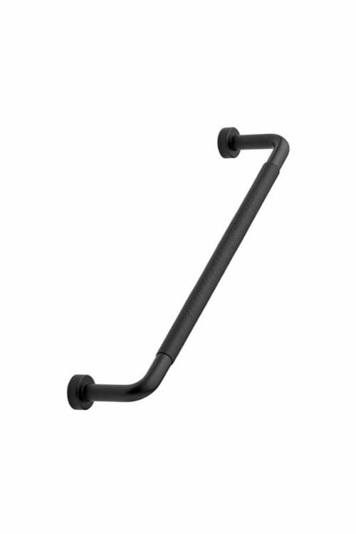 Furnipart - Lounge - greb i zink og læder mat sort CC160mm L174mm H35mm B14mm