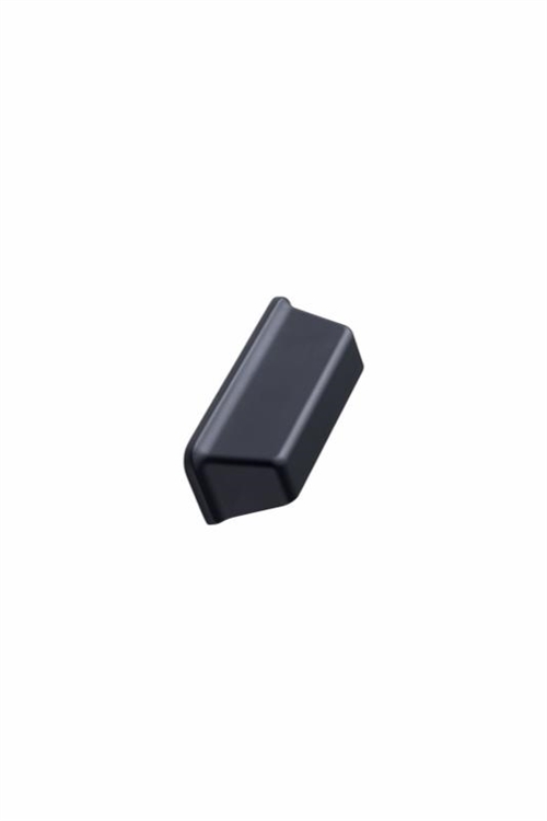 Furnipart - Equester Cup - greb i zink mat sort CC64mm L77,8mm H25mm