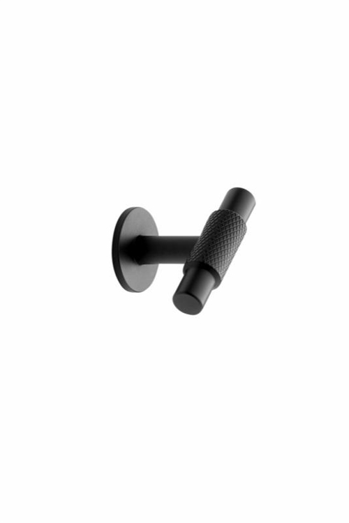 Furnipart - Manor T - greb i zink Mat sort L54mm H39mm Ø30mm