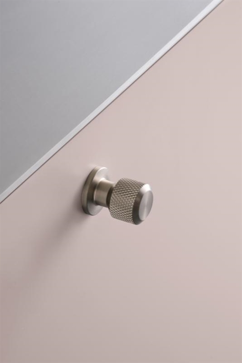 Furnipart - Manor Round - greb i zink Inox look H35mm Ø30mm