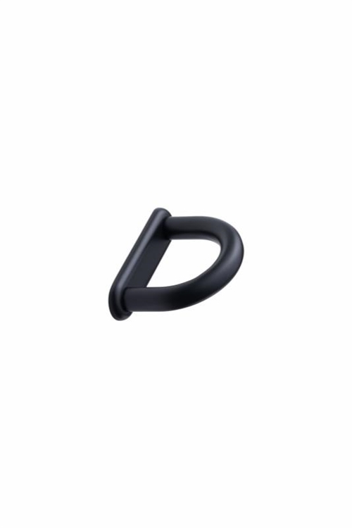 Furnipart - D-Lite - knop i zink mat sort CC32mm L44,5mm H32,5mm
