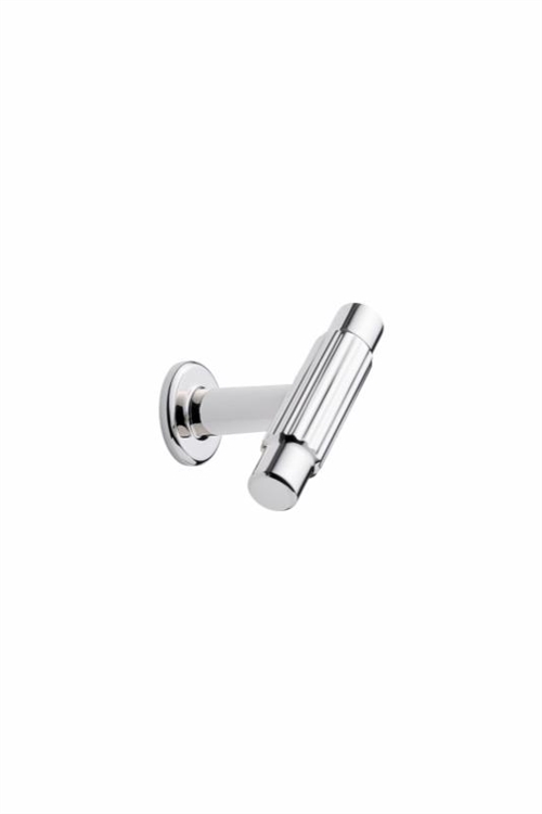 Furnipart- Villa t - knop i zink blank nikkel L50mm H34mm B20mm 