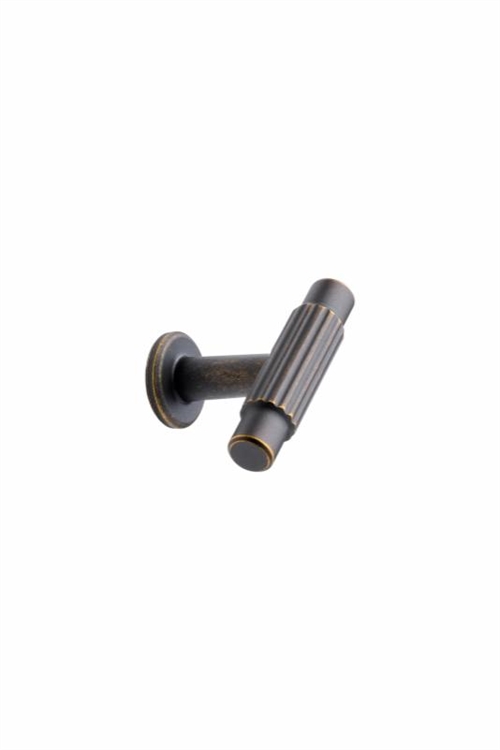 Furnipart- Villa t - knop i zink antik brun L50mm H34mm B20mm 
