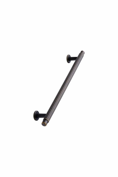 Furnipart - Villa Long - greb i aluminium antik brun CC2x320mm L690mm H34mm