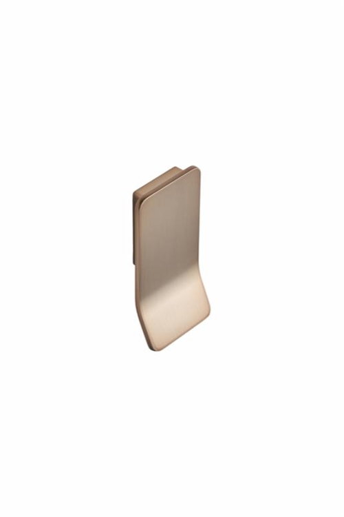 Furnipart - Leaf - greb i zink Børstet messing CC32mm L42,5mm H85mm