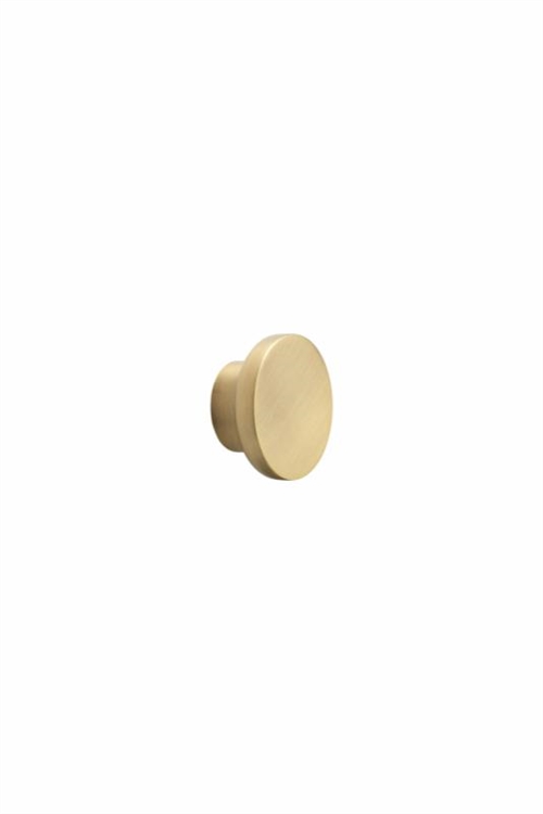 Furnipart - Circle - knop i zink mørk børstet guld Ø50mm H24mm