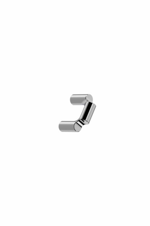 Furnipart - Break - knop i zink blank krom look CC32mm L43mm H33,5mm