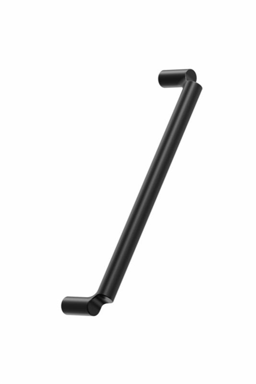 Furnipart - Break - greb i zink mat sort CC160mm L171mm H33,5mm