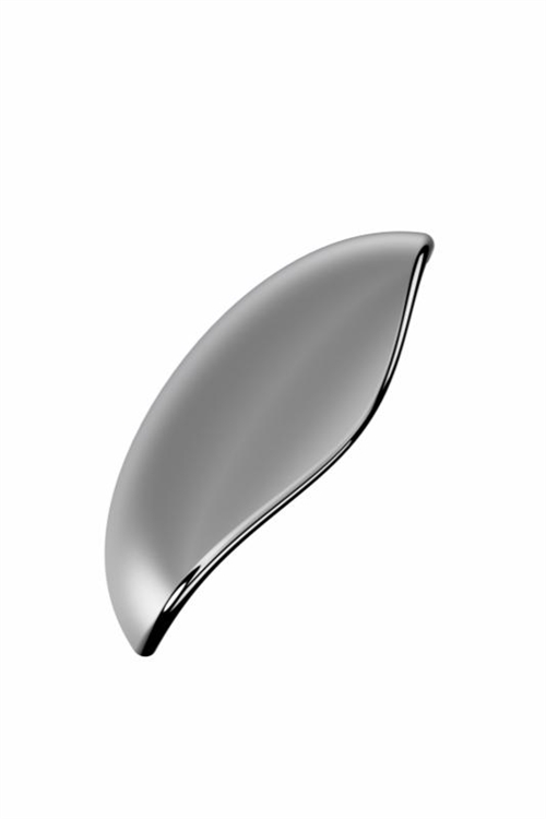 Furnipart - Luna - greb i zink Blank nikkel CC64mm L87mm H33mm