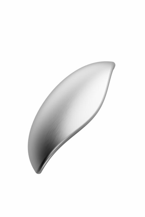 Furnipart - Luna - greb i zink Inox look CC64mm L87mm H33mm