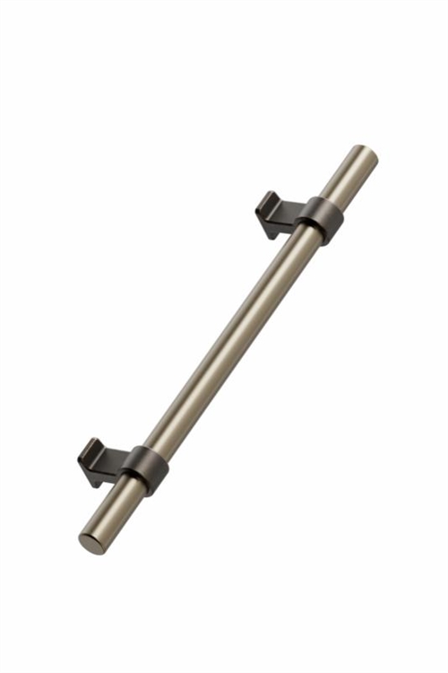 Furnipart - Bond - greb i aluminium og zink antik brun / fin børstet messing CC160mm L250mm H38,5mm