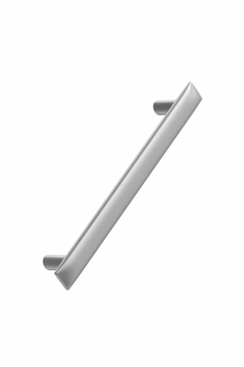 Furnipart- Flow - greb i zink inox look CC160mm L196mm H32mm
