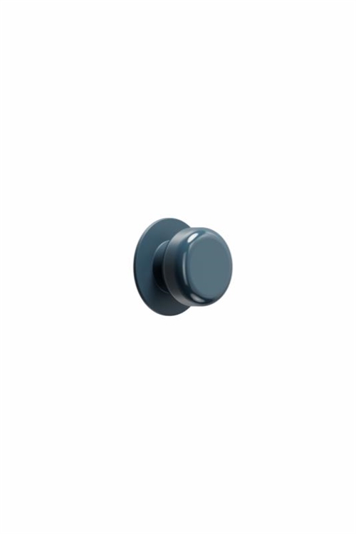 Furnipart - Colette - knop i zink glossy slate blue look CC16mm Ø50mm H30mm
