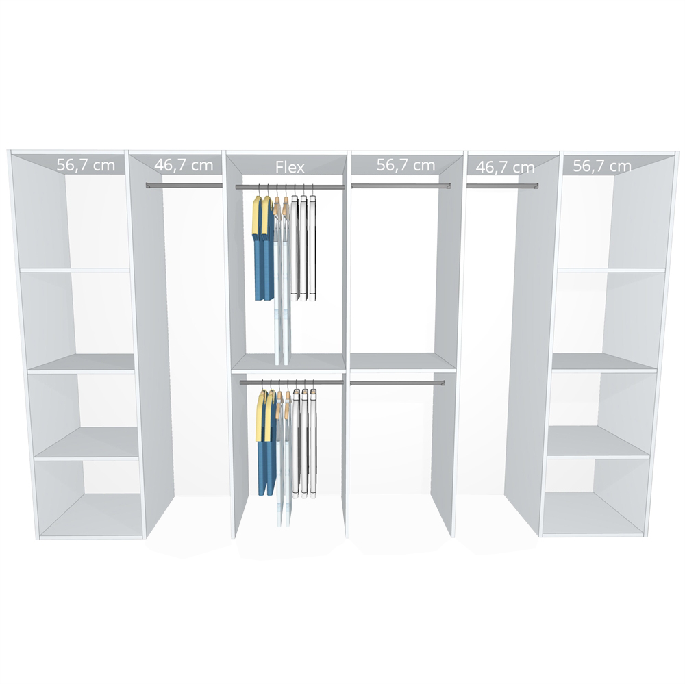 Inventar fra bredde 320 cm til 340 cm - Celebert - Model B