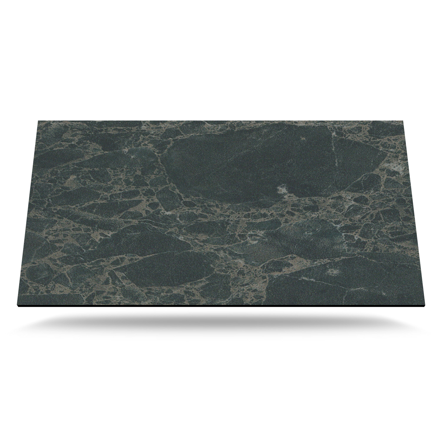 Kings Marble Green m. sort kerne / DU S68025 CM t kerne / A3302 Kompaktlaminat bordplade på mål