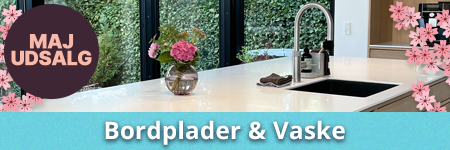 Bordplader og Vaske