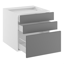 Kitchn Lavt skuffeskab 3 skuffer H:576 D:580 B:500