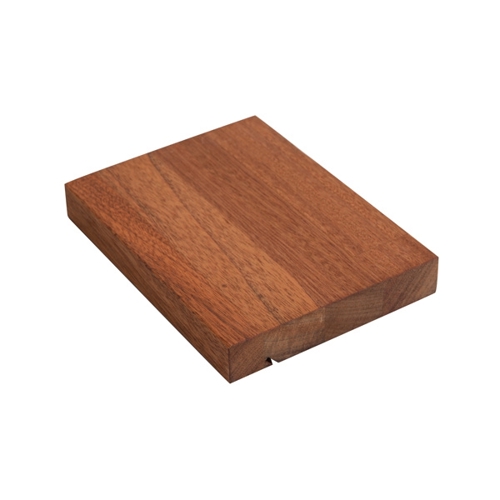 Massiv klarolieret træbordplade i mahogni - Flydende stød - FSC® MIX 70% på mål