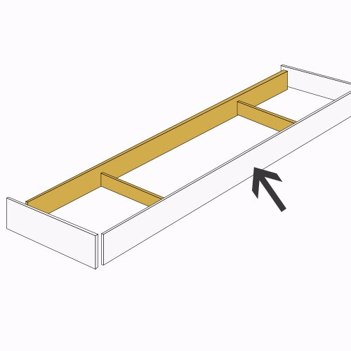 Multi-Living Sokkelfront L: 2400 mm x H: 180 mm