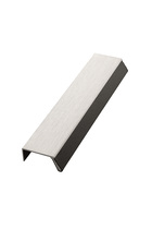 Profil BENCH Læder/Aluminium Sort/inox look CC2x80mm L200mm