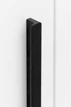 Furnipart - Elan - greb i Aluminium Børstet mat sort CC160+544mm L600m