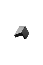 Furnipart - Envelope Knob - greb i Aluminium Børstet mat sort CC32mm L49,9m