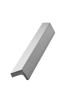 Furnipart - Envelope Handle - greb i Aluminium Inox look CC160mm L199,9mm B24