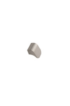 Furnipart - Fall Knob - greb i aluminium inox look CC16mm L28mm B19,9mm H30