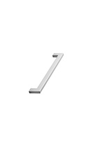 Furnipart - Flat - greb i zink inox look CC192mm L206mm B7,5mm H33mm