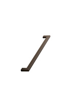 Furnipart - Flat - greb i zink sortbrun CC256mm L270mm B7,5mm H33mm